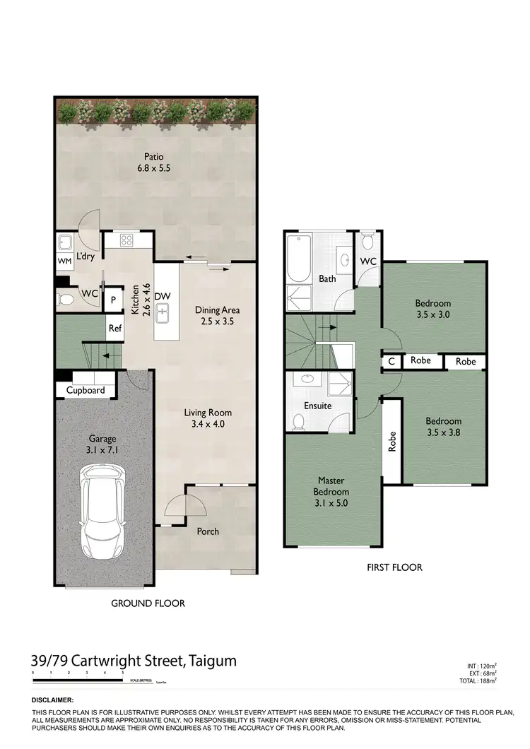 Floorplan of Homely townhouse listing, 39/79 Cartwright Street, Taigum QLD 4018