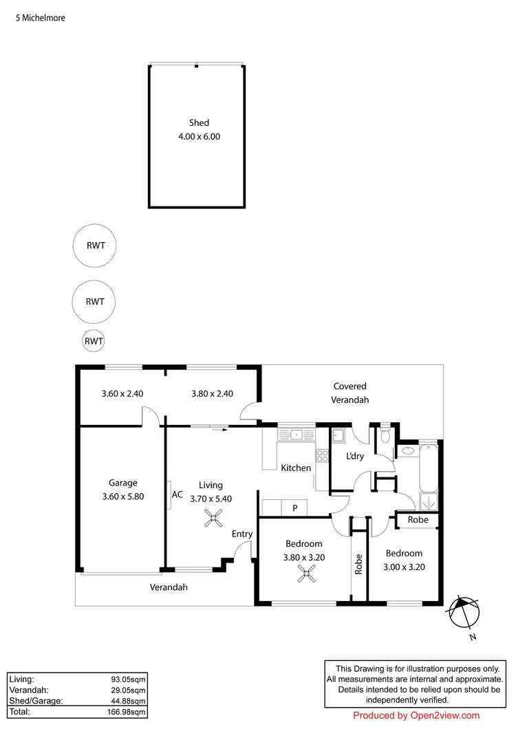 Floorplan of Homely house listing, 5 Michelmore Street, Yorketown SA 5576