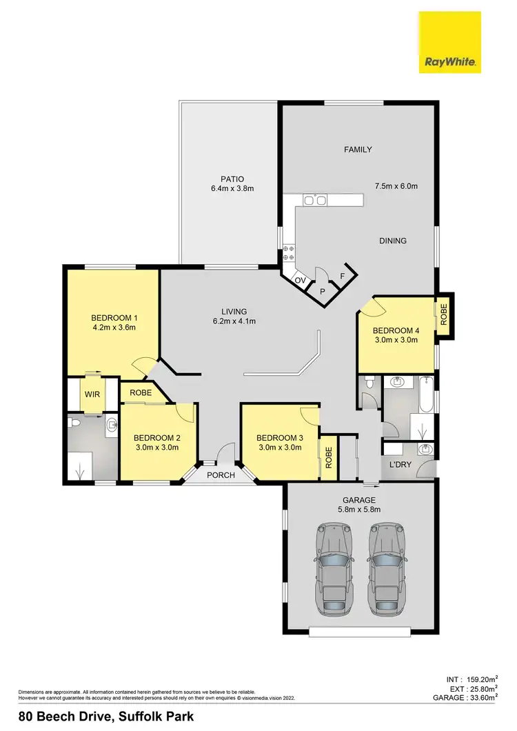 Floorplan of Homely house listing, 80 Beech Drive, Suffolk Park NSW 2481