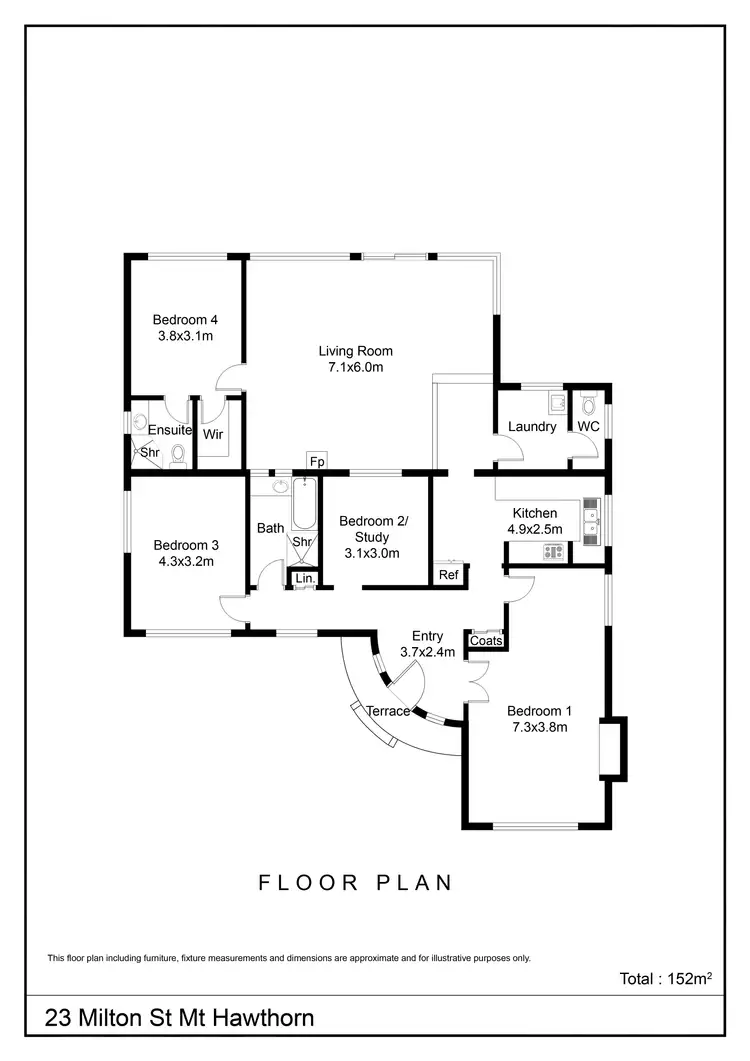 Floorplan of Homely house listing, 23 Milton Street, Mount Hawthorn WA 6016