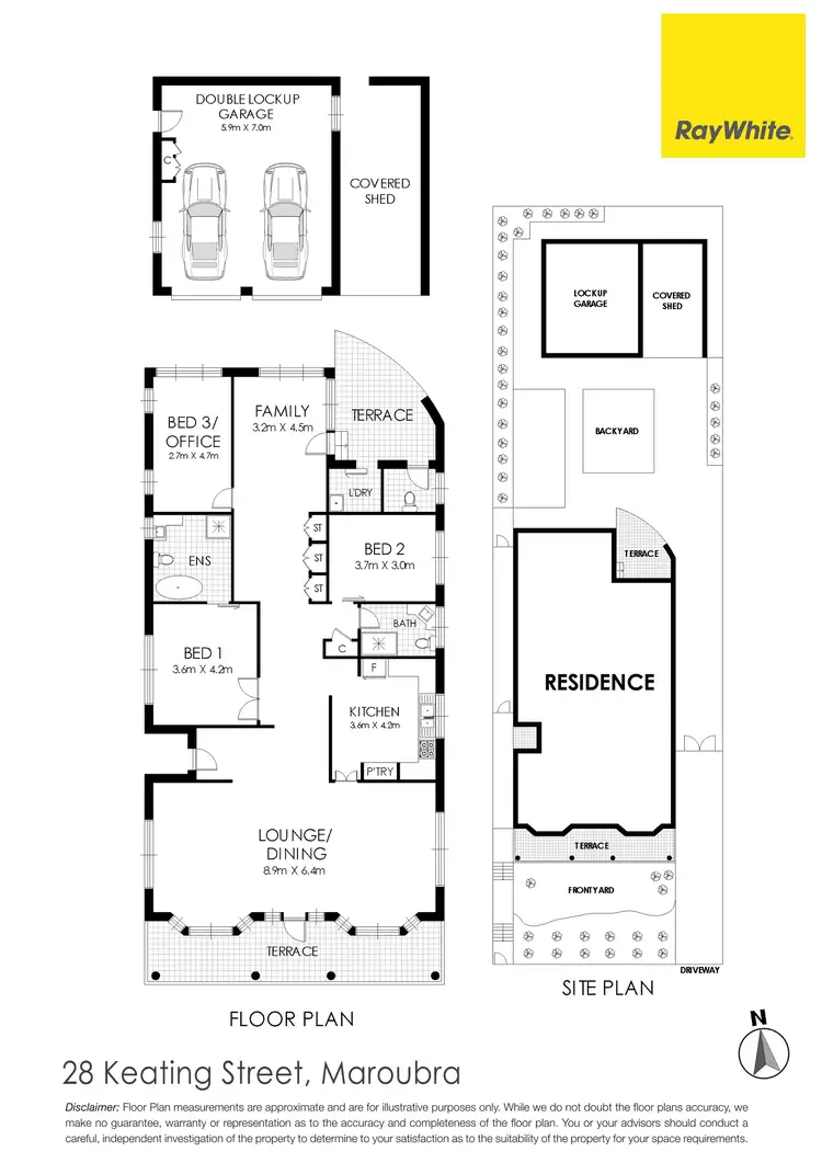 Floorplan of Homely house listing, 28 Keating Street, Maroubra NSW 2035