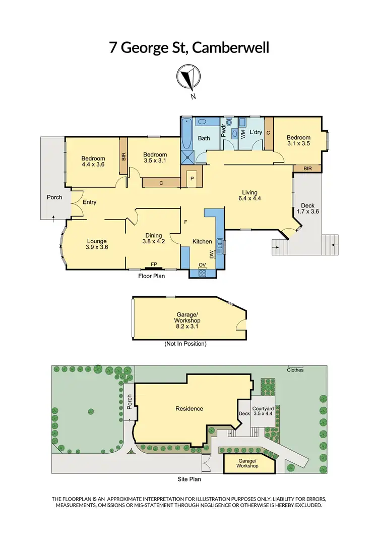 Floorplan of Homely house listing, 7 George Street, Camberwell VIC 3124