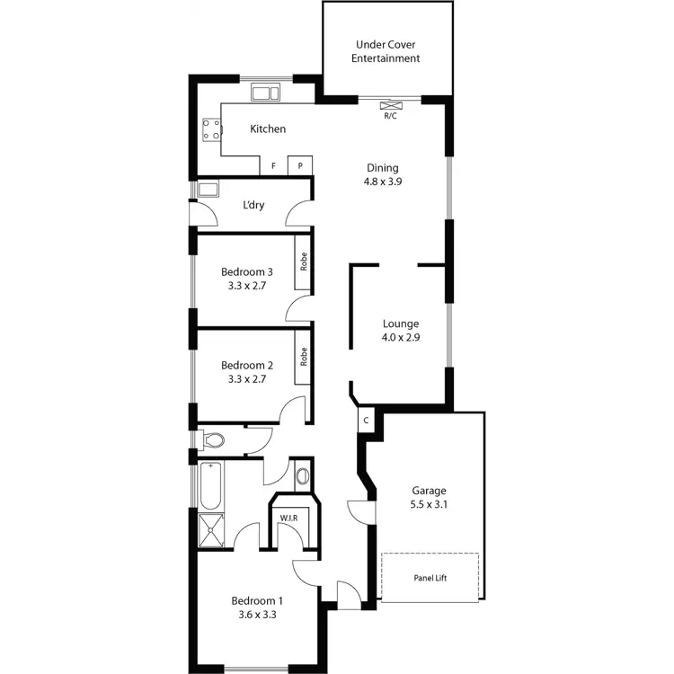 Floorplan of Homely house listing, 118B Sanctuary Drive, Mawson Lakes SA 5095
