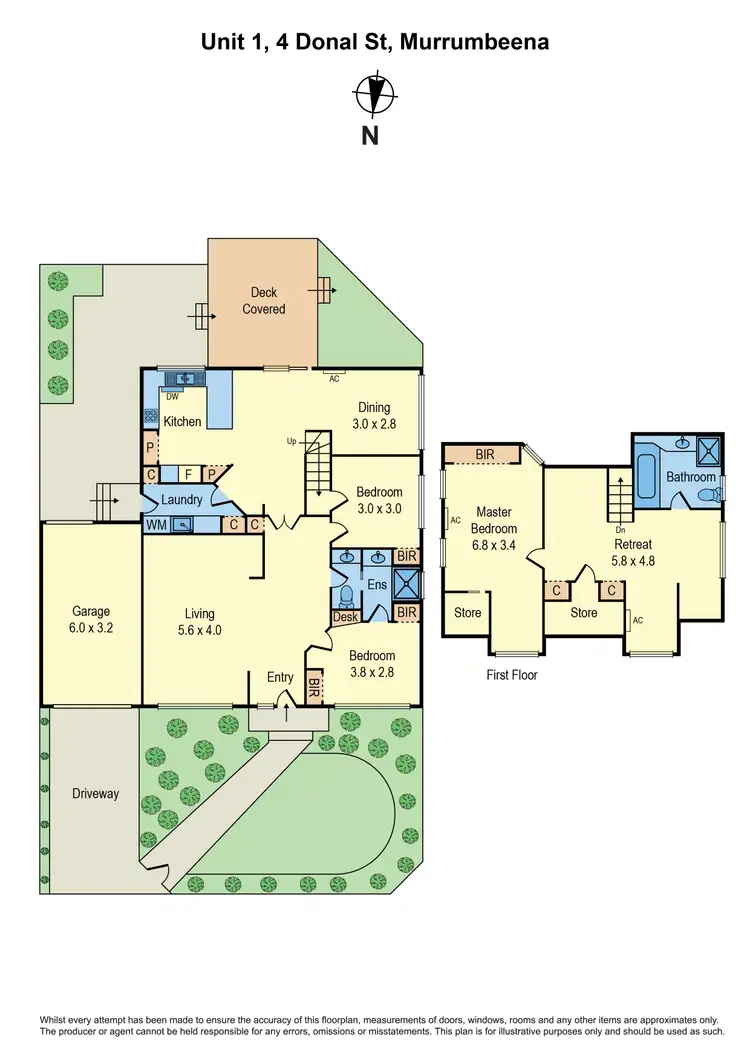 Floorplan of Homely house listing, 1/4 Donal Street, Murrumbeena VIC 3163