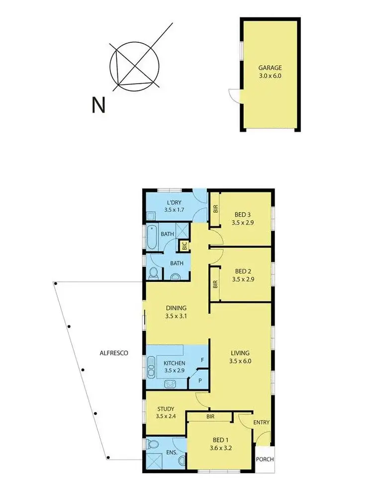 Floorplan of Homely house listing, 5 Mayton Court, Grovedale VIC 3216