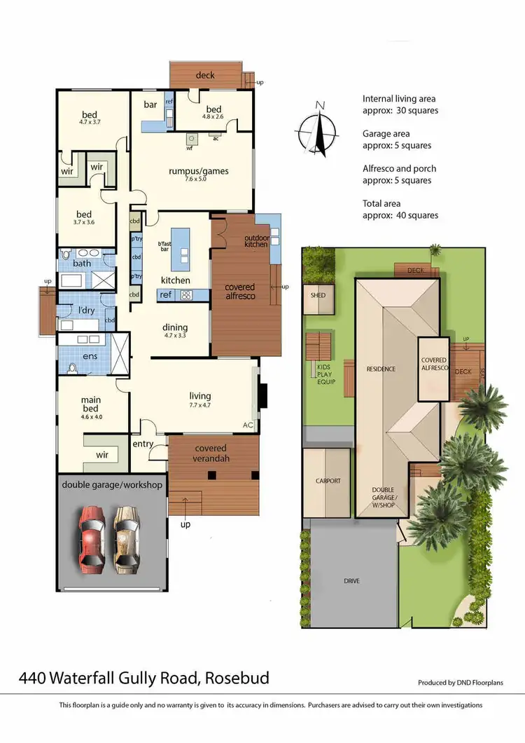 Floorplan of Homely house listing, 440 Waterfall Gully Road, Rosebud VIC 3939