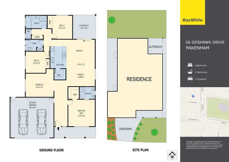 Floorplan of Homely house listing, 26 Goshawk Drive, Pakenham VIC 3810