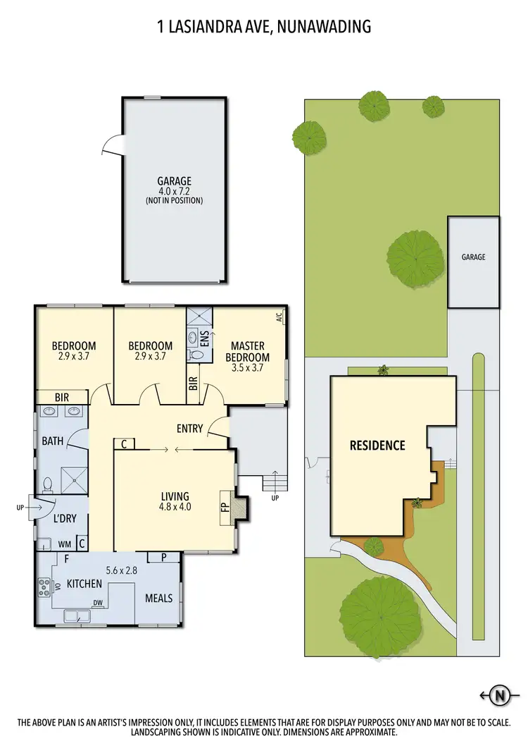 Floorplan of Homely house listing, 1 Lasiandra Avenue, Nunawading VIC 3131