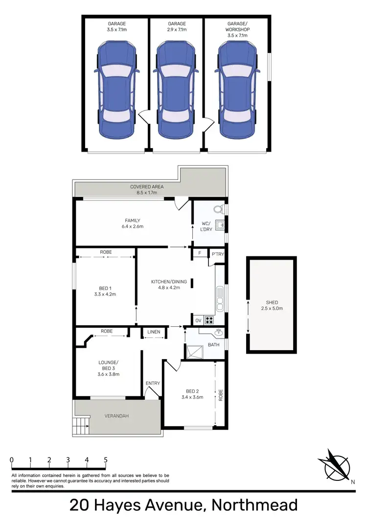 Floorplan of Homely house listing, 20 Hayes Avenue, Northmead NSW 2152