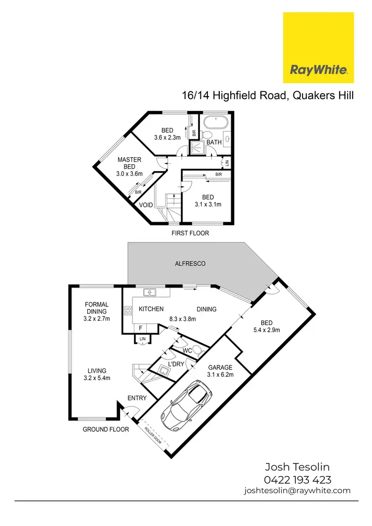 Floorplan of Homely semi-detached listing, 16/14 Highfield Road, Quakers Hill NSW 2763