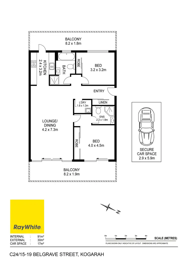 Floorplan of Homely apartment listing, C24/15-19 Belgrave Street, Kogarah NSW 2217
