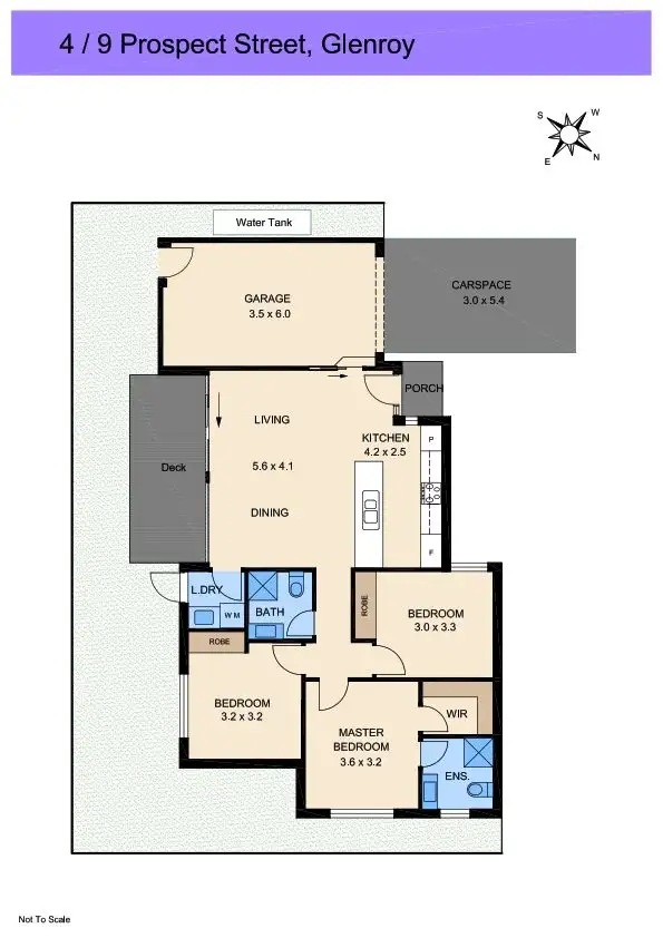 Floorplan of Homely unit listing, 4/9 Prospect Street, Glenroy VIC 3046