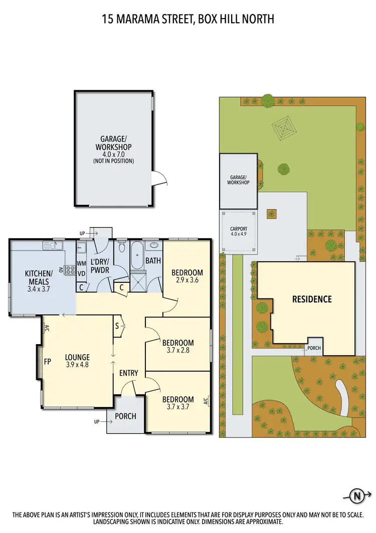 Floorplan of Homely house listing, 15 Marama Street, Box Hill North VIC 3129