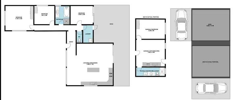 Floorplan of Homely house listing, 13 Egmont Street, Benalla VIC 3672