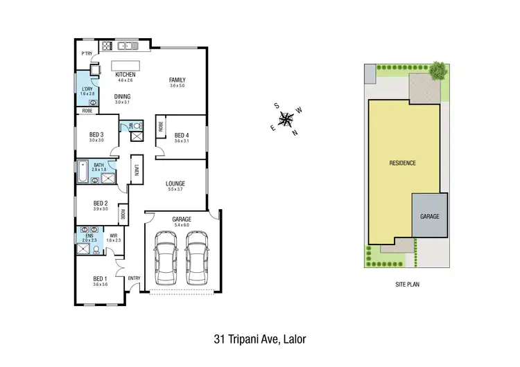Floorplan of Homely house listing, 31 Tripani Avenue, Lalor VIC 3075