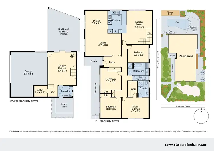 Floorplan of Homely house listing, 51 Lynnwood Parade, Templestowe Lower VIC 3107