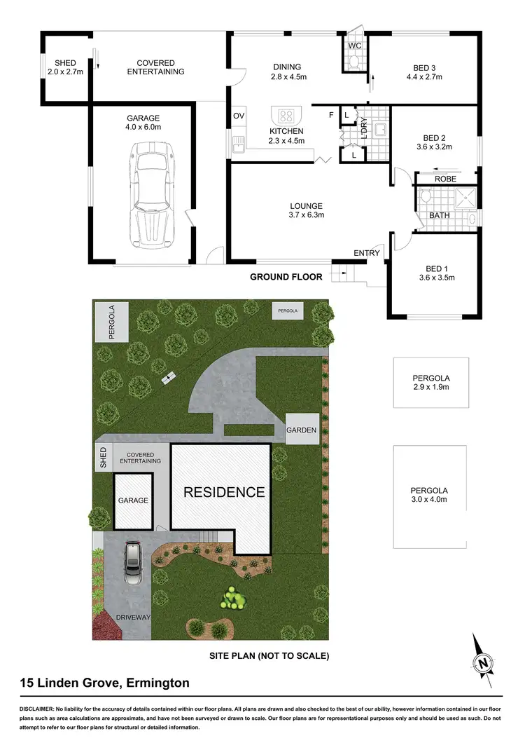 Floorplan of Homely house listing, 15 Linden Grove, Ermington NSW 2115