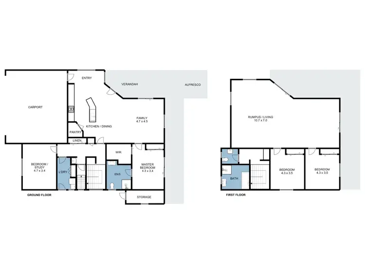 Floorplan of Homely house listing, 49 Grant Drive, Benalla VIC 3672