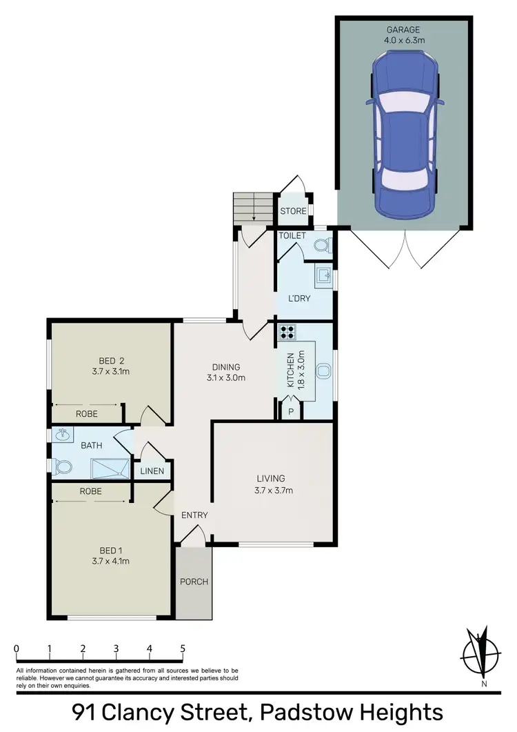 Floorplan of Homely house listing, 91 Clancy Street, Padstow Heights NSW 2211