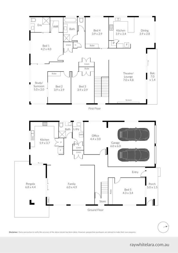 Floorplan of Homely house listing, 5 Darcy Crescent, Bell Post Hill VIC 3215
