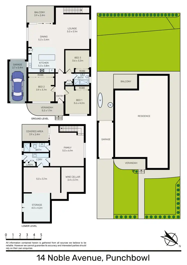 Floorplan of Homely house listing, 14 Noble Avenue, Punchbowl NSW 2196