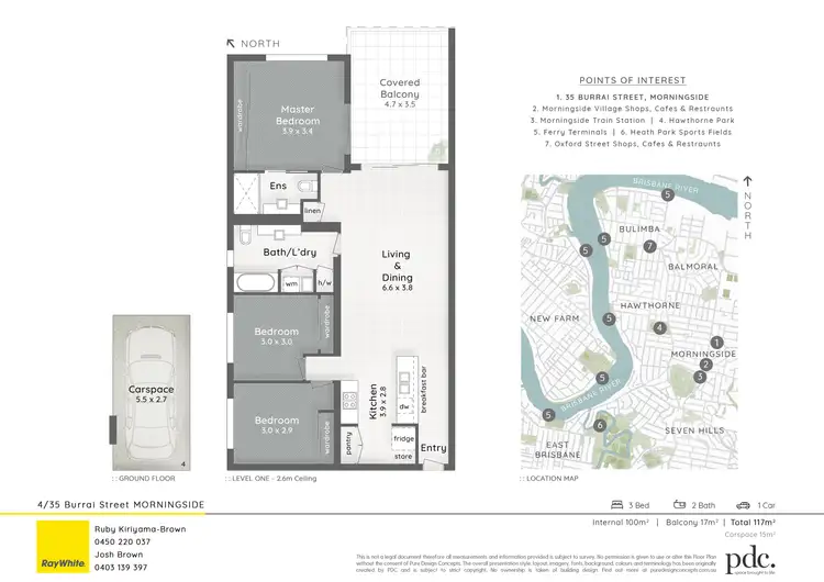 Floorplan of Homely unit listing, 4/35 Burrai Street, Morningside QLD 4170