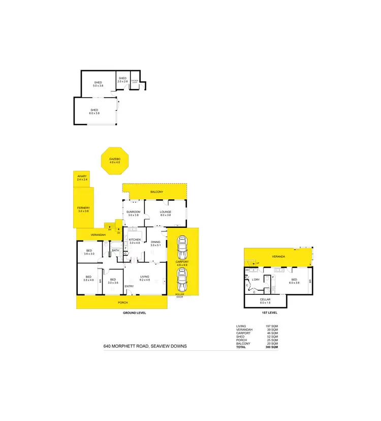 Floorplan of Homely house listing, 640 Morphett Road, Seaview Downs SA 5049