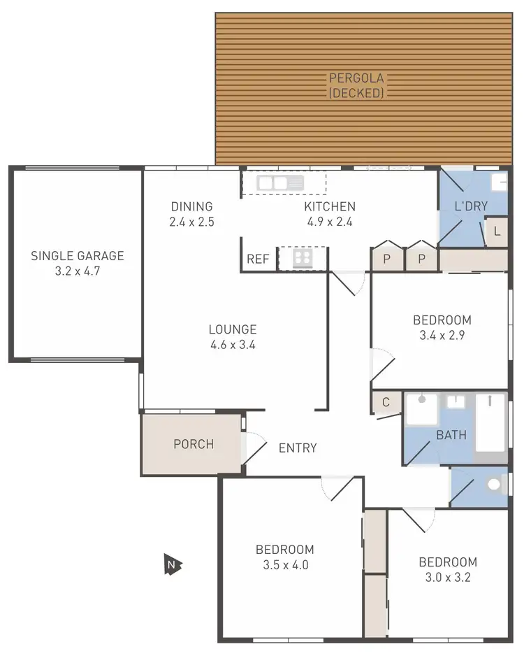 Floorplan of Homely house listing, 108 Ballan Road, Werribee VIC 3030