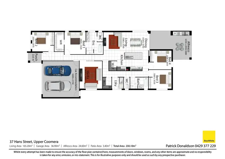 Floorplan of Homely house listing, 37 Hans Street, Upper Coomera QLD 4209
