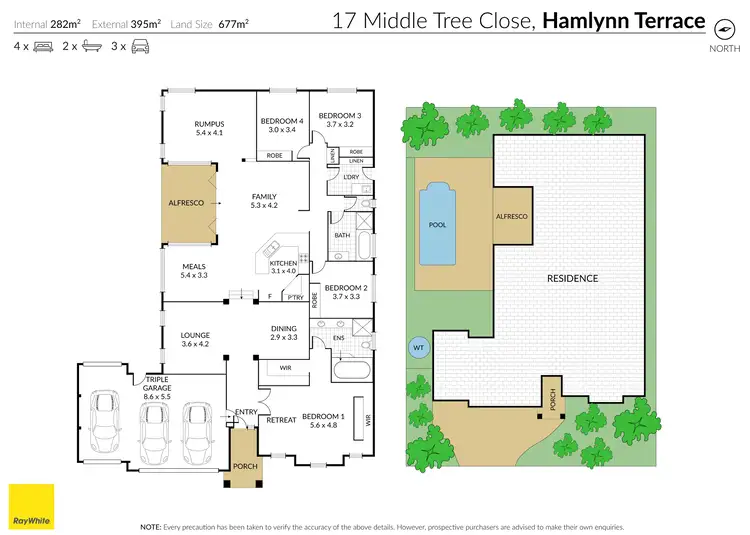 Floorplan of Homely house listing, 17 Middle Tree Close, Hamlyn Terrace NSW 2259