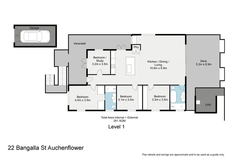 Floorplan of Homely house listing, 22 Bangalla Street, Auchenflower QLD 4066