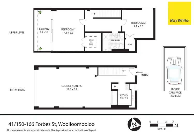 Floorplan of Homely apartment listing, 41/150 Forbes Street, Woolloomooloo NSW 2011