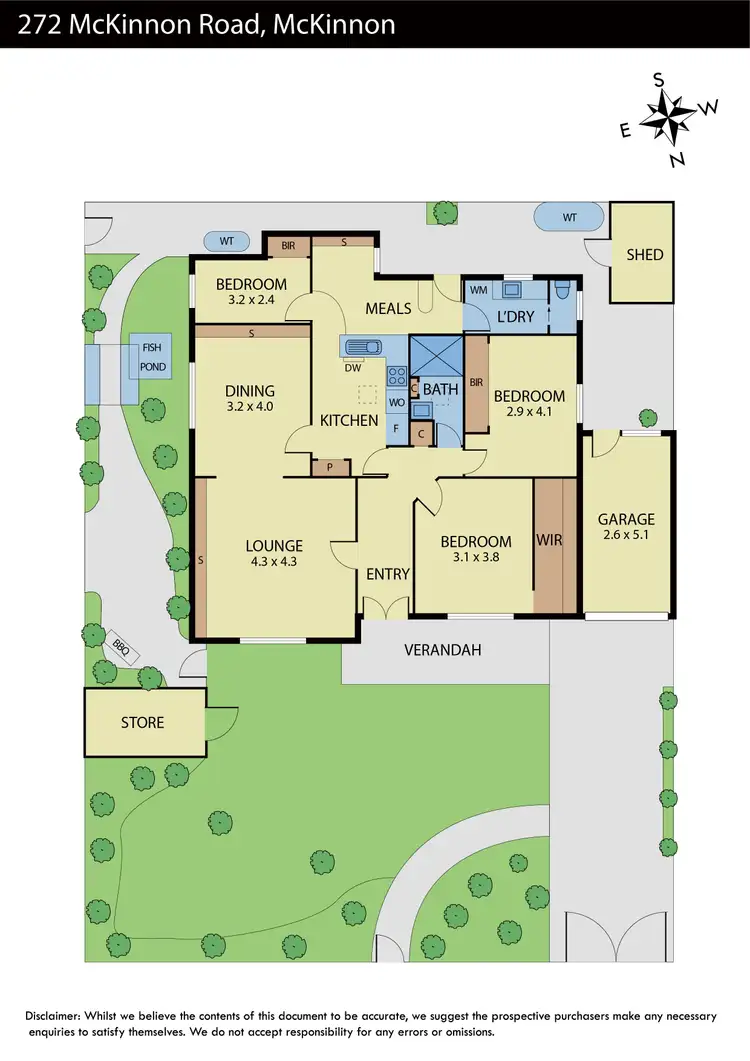 Floorplan of Homely house listing, 272 Mckinnon Road, Mckinnon VIC 3204