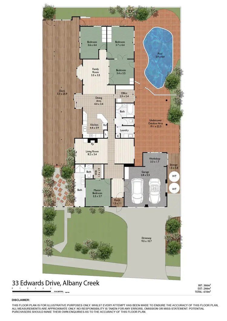 Floorplan of Homely house listing, 33 Edwards Drive, Albany Creek QLD 4035