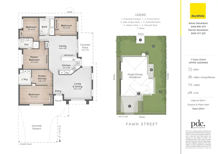 Floorplan of Homely house listing, 7 Fawn Street, Upper Coomera QLD 4209