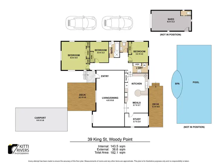 Floorplan of Homely house listing, 39 King Street, Woody Point QLD 4019