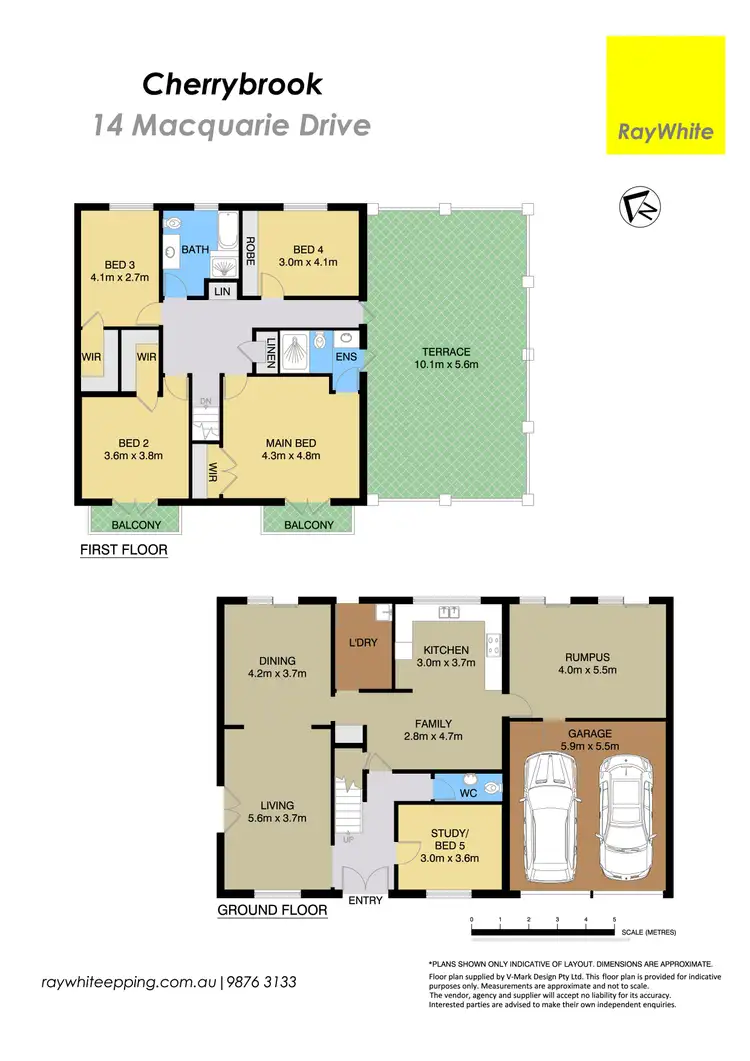 Floorplan of Homely house listing, 14 Macquarie Drive, Cherrybrook NSW 2126