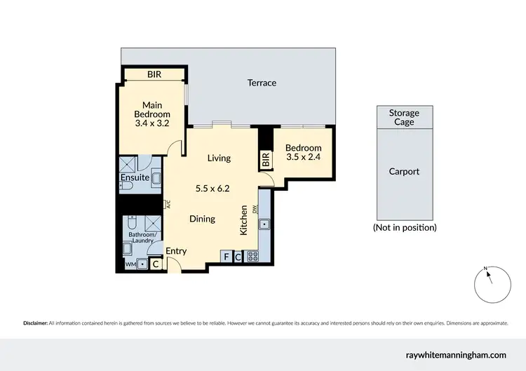 Floorplan of Homely apartment listing, G15/373-377 Burwood Highway, Burwood VIC 3125