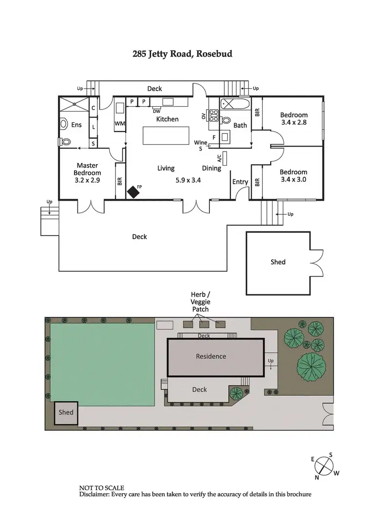 Floorplan of Homely house listing, 285 Jetty Road, Rosebud VIC 3939