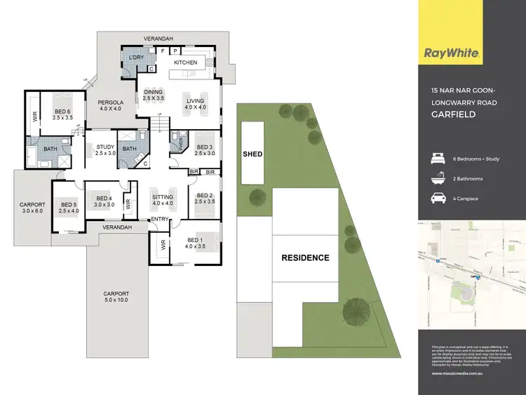 Floorplan of Homely house listing, 15 Nar Nar Goon-Longwarry Road, Garfield VIC 3814