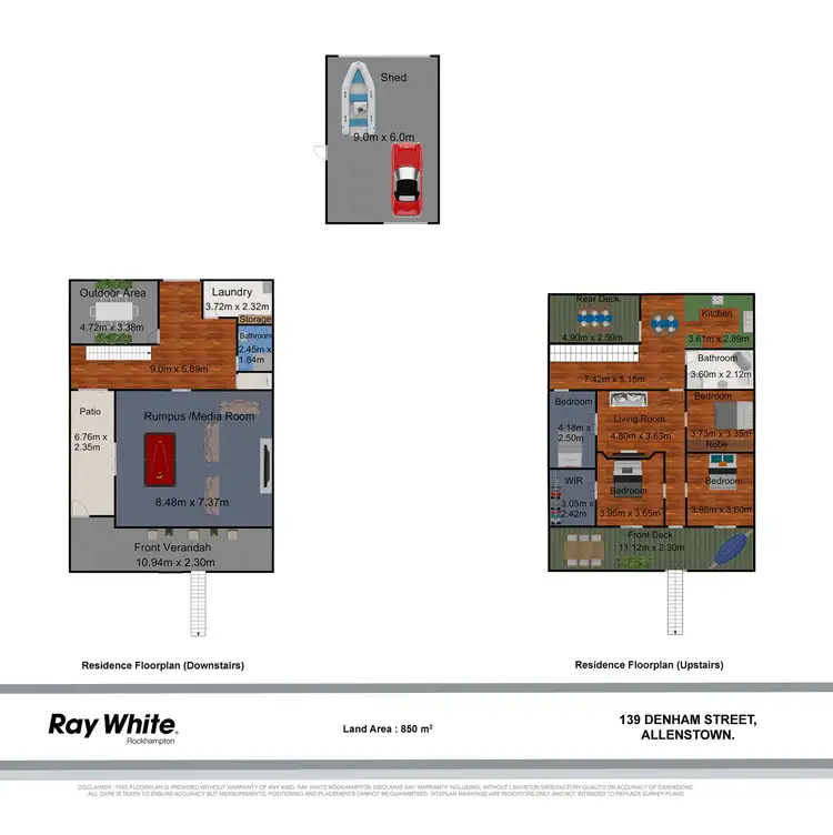 Floorplan of Homely house listing, 139 Denham Street, Allenstown QLD 4700