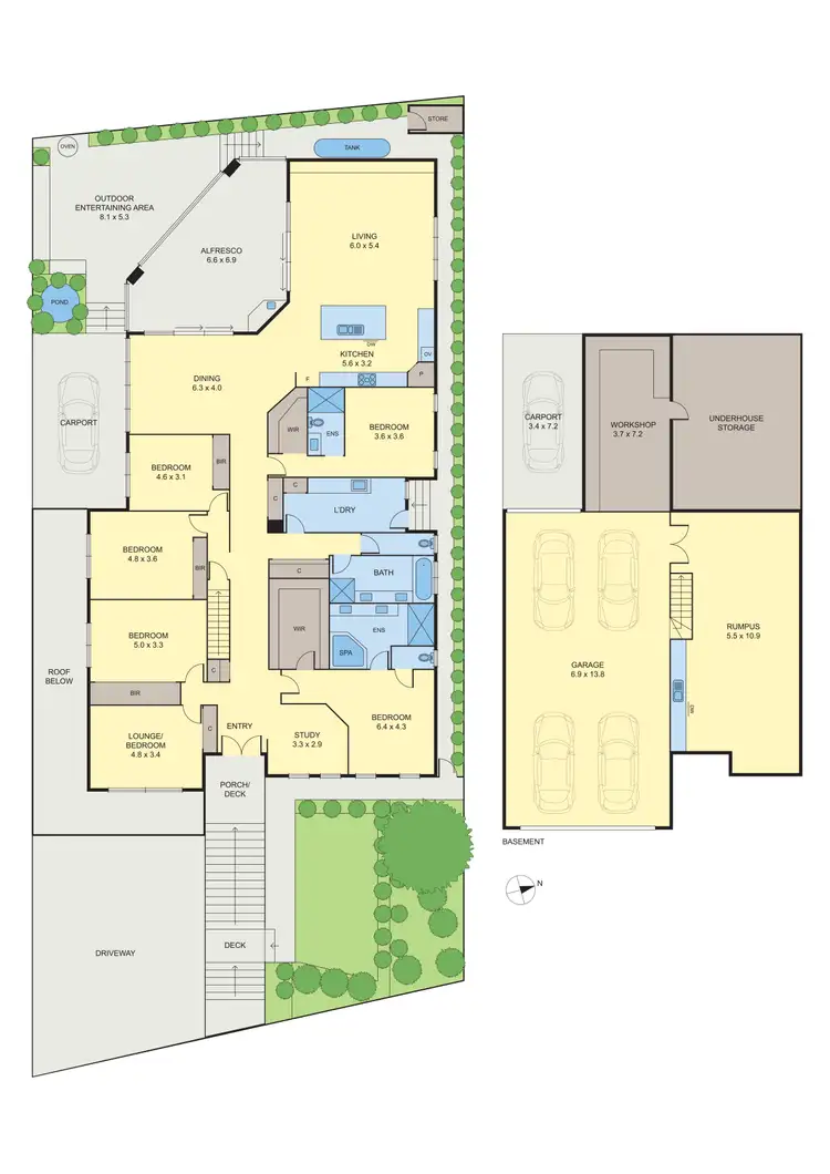 Floorplan of Homely house listing, 4 Egerton Grove, Epping VIC 3076
