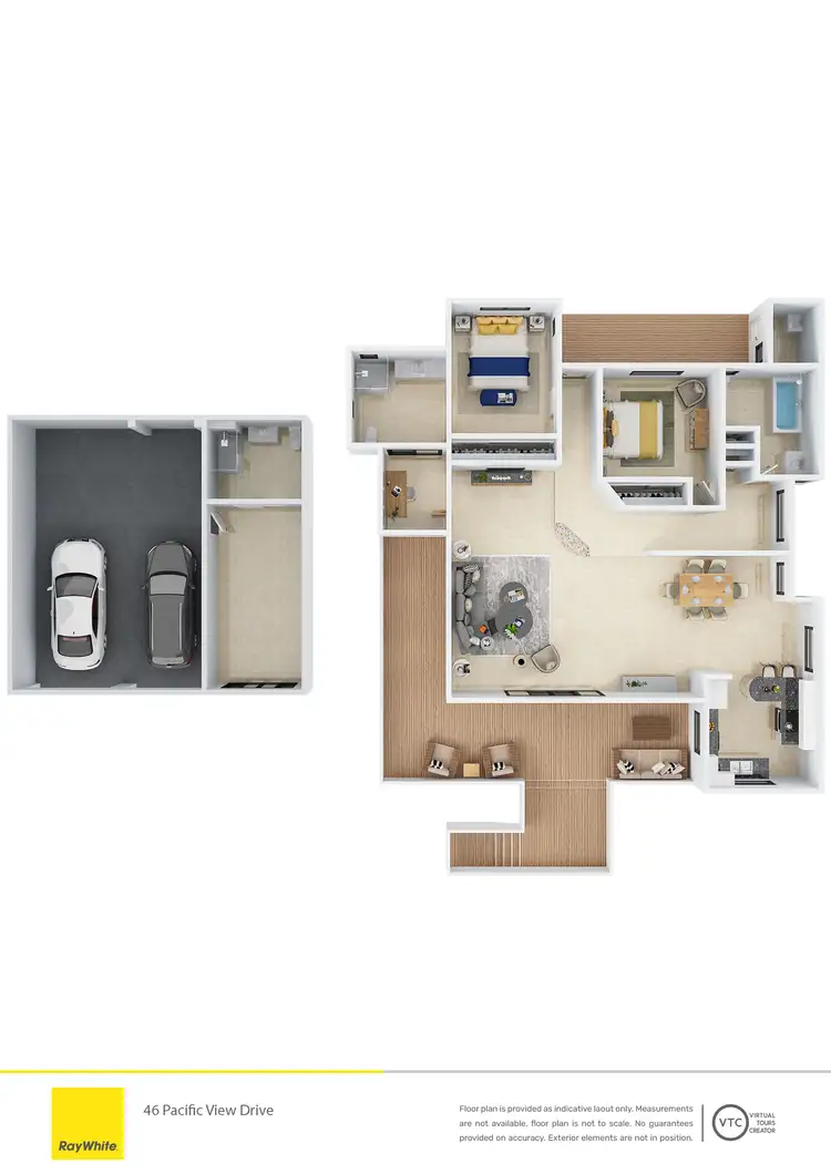 Floorplan of Homely house listing, 46 Pacific View Drive, Wongaling Beach QLD 4852
