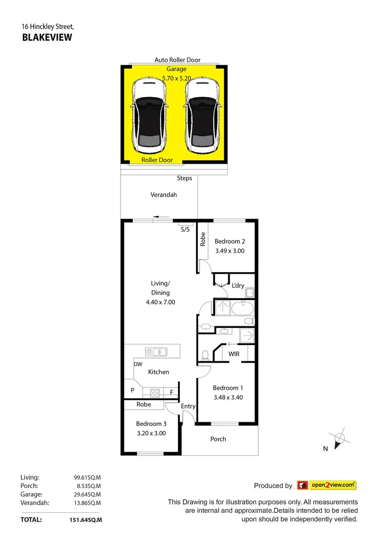 Floorplan of Homely house listing, 16 Hinckley Street, Blakeview SA 5114