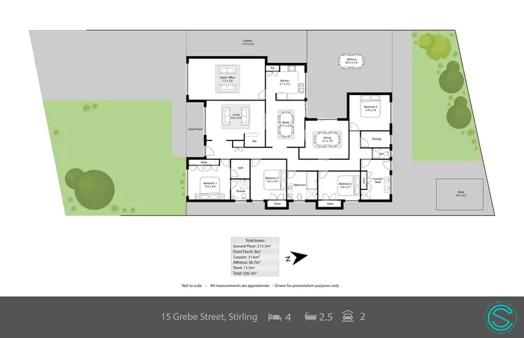 Floorplan of Homely house listing, 15 Grebe Street, Stirling WA 6021