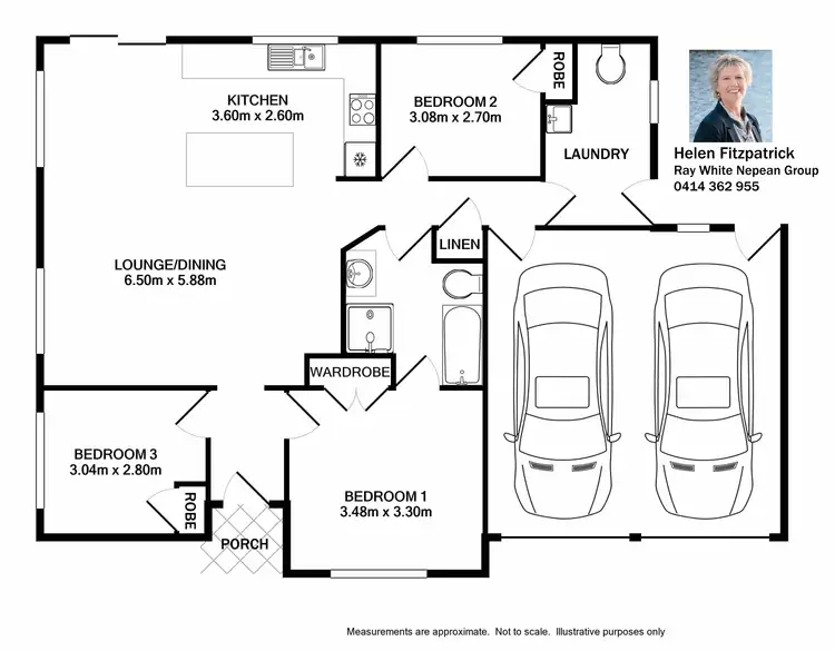 Floorplan of Homely villa listing, 1/178 Victoria Street, Kingswood NSW 2747