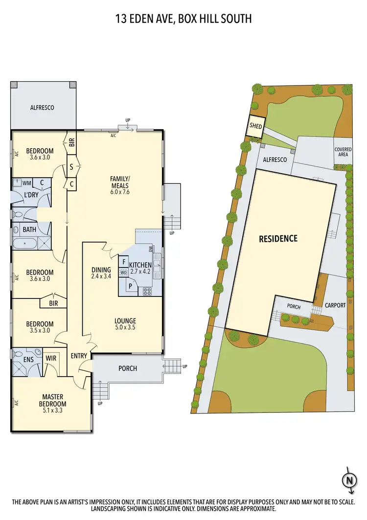 Floorplan of Homely house listing, 13 Eden Avenue, Box Hill South VIC 3128