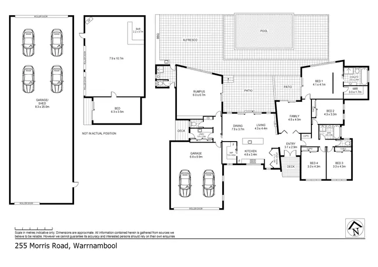 Floorplan of Homely house listing, 255 Morriss Road, Warrnambool VIC 3280