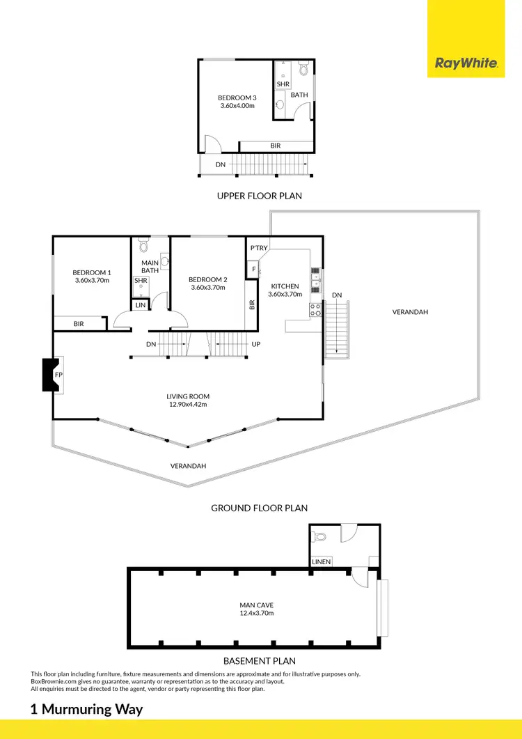 Floorplan of Homely house listing, 1 Murmuring Way, Goughs Bay VIC 3723