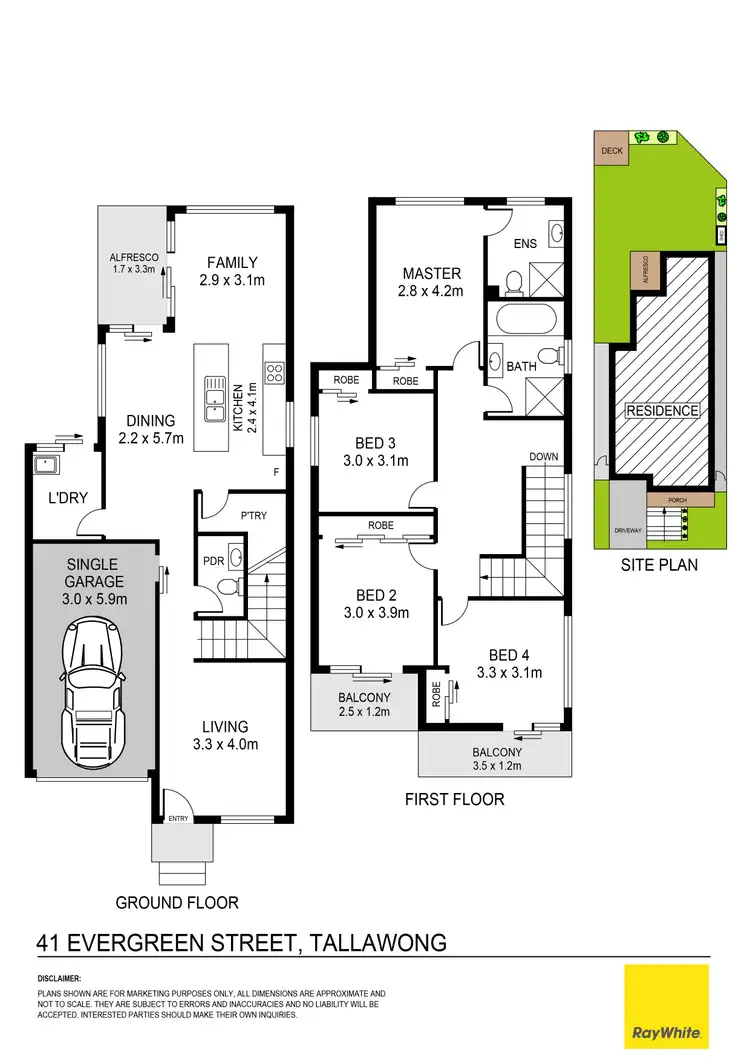 Floorplan of Homely house listing, 41 Evergreen Street, Schofields NSW 2762